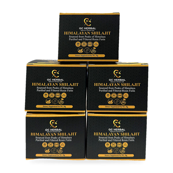 GC Herbal Shilajit 5 Pack