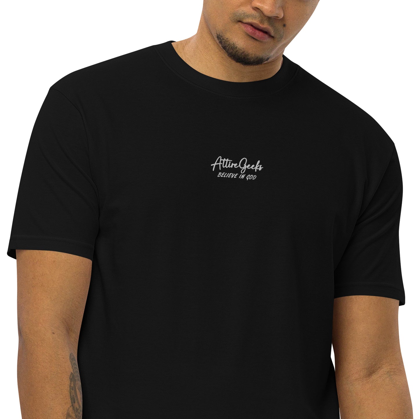 Men’s premium heavyweight Attiregeeks tee